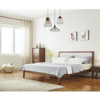 China New Adjustable Solid Ash Wooden Bedstead (Other) Design With Headboard for sale