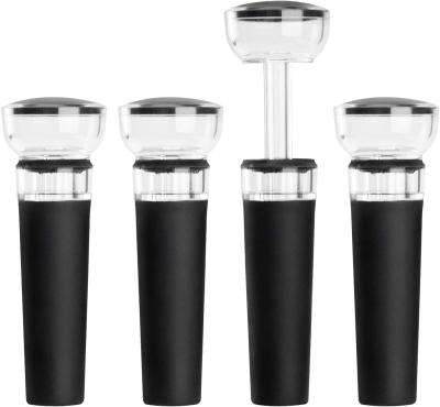 China Tapon de vino Wine Cork Stopper Rubber Stopper Vacuum Disposable Pump Wine Stopper for sale