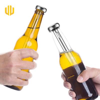 China Viable Unique Gift Beverage Beer Bottle Fridge Stick Stainless Steel Beer Bottle Cooling Sticks for sale