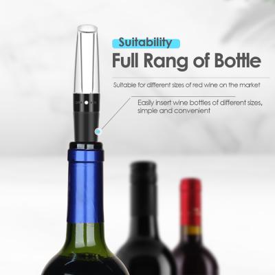 China Reusable Wine Accessories for Wine Lovers Instant Quick Aerating Pourer Aerator Diffuser Bottle Pourer Decanter Spout for sale