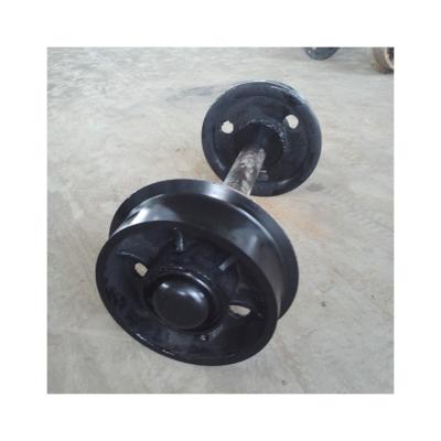 China energy & Underground Mine Use Mining Cast Iron Mine Wheel Cart Mining Wheels for sale