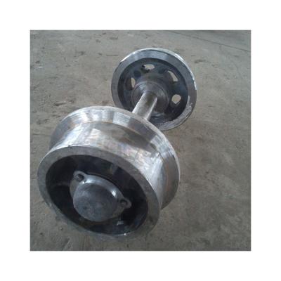 China energy & Wholesale Mining Cart Wheels Cast Iron Ore Wheel Set Mine Wheel for sale