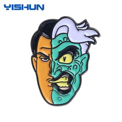 China Customize Design Custom Special United Nations Horror Lapel Pin Badge for sale