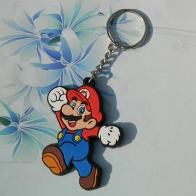 China Custom Innovative Funky Soft PVC Wedding Gifts Keychain Rubber 3d Key Chain for sale