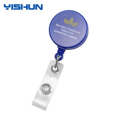 China Custom pantone color sublimation yo-yo card holder badge reel 32*32mm for sale