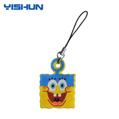 China Soft PVC Customized Small Cheap Animal Soft PVC Phone Charm for sale