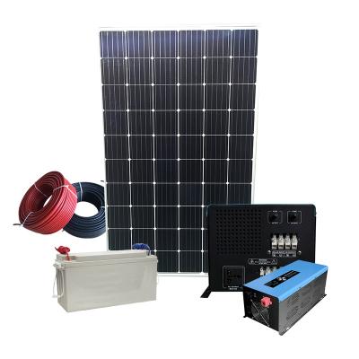 China 2kw Home Complete Photovoltaic System 2000w Off Grid Solar Power for sale