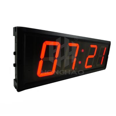 China 2020 Goal Digital Timer Hangzhou Honghao Event Project 12v Multi Digit Big 6 4 Inch Red Table Countdown Timer Led Clock for sale