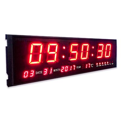 China Indoor Led Digital Wall Clock Drop Shipping Large 3 Inch LED Digital Led Countdown Timer Wall Clock for sale