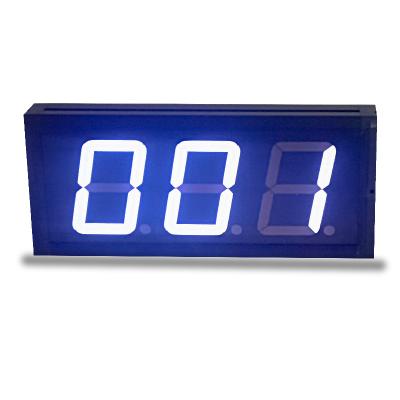 China Aluminum Alloy Tianzheng Countdown Timer Fitness Led Countdown Clock 4 Inch 3 Digits All White for sale