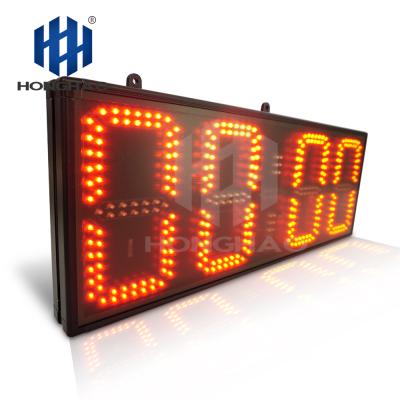 China Wholesale Hangzhou Honghao Sports Grand Marathon Timer 2020 Mechanical Red Digital Led Stopwatch Electronic Remote or Event Retail for sale