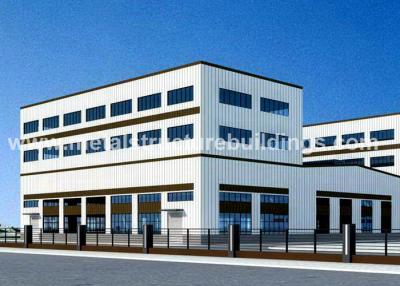 China Health Safety Prefab Steel Frame Industrial Buildings Easy Erection For Warehouse for sale