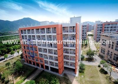 China Wind Resistant Prefab Metallic Metal Buildings With Lower Resource Cost for sale