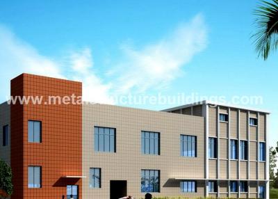 China ASTM Material Welded Pre Fab Metal Building PVC / Aluminum Alloy Window for sale