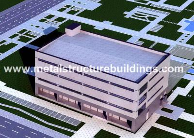 China European Standard Pre Engineered Metal Buildings , Waterproof Mild Steel Frame for sale