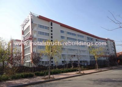 China Anti Typhoon Commercial Steel Buildings Framing Rigid High Load Capability for sale