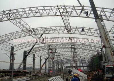 China Commercial Prefabricated Steel Warehouse Firm Structure Painted With Hempel for sale