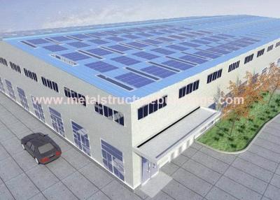 China A572 Prefabricated Steel Warehouse , Modern Prefab Commercial Buildings for sale