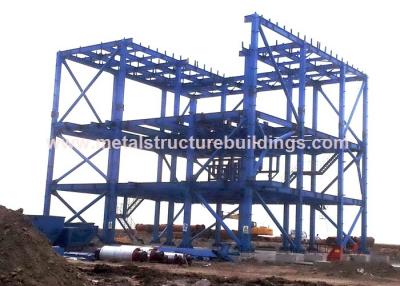 China Light Structural Steel Building Workshop Steel Sandwich Panel With Space Frames for sale