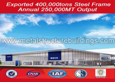 China Anti Earthquake Prefab Steel Building Workshop Shops Heavy - Duty Long Using Life for sale