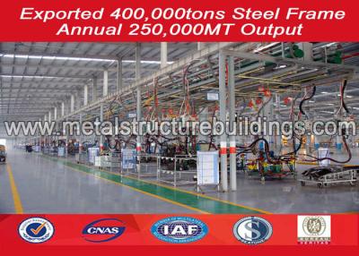 China Q345b Portable Steel Structure Prefab Workshop Buildings Light Weight for sale