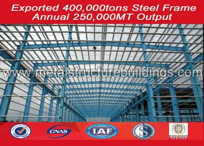 China Frame Prefab Storage Buildings , Steel Building Workshop Modern And Waterproof for sale