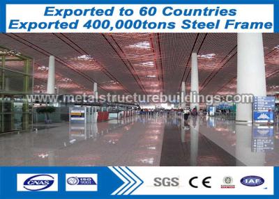 China High Strength Steel Frame Structure By A36 & A572 , Building With Steel Frame for sale