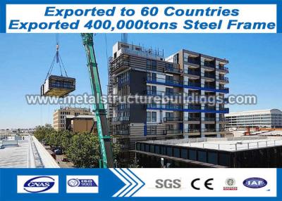 China Lightweight Metal Beams Steel Frame Structure With ASTM At Austria Area for sale