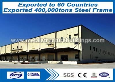 China Steel Frame Work Formed Metal Building Construction Frame By A36 & A572 for sale