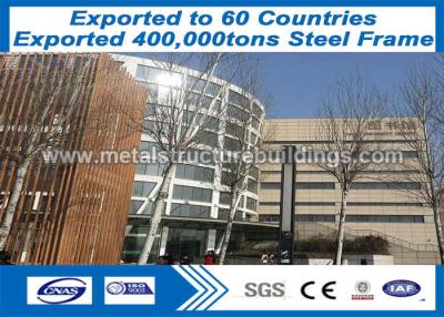 China Lightweight Steel Fabricated Buildings , Metal Industrial Buildings Fine Gloss Exterior for sale