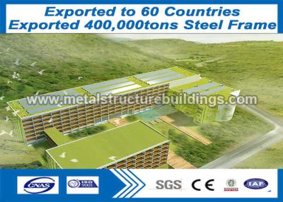 China Preengineered Metal Building Steel Frame Buildings Great TEKLA MODEL for sale