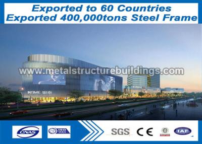 China Outside Steel Fabricated Buildings Wind Resistance 50 - Year - Long Life Expectancy for sale