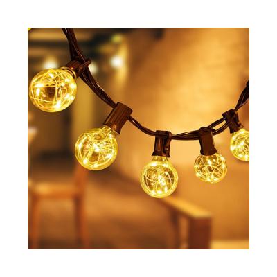 China Various Quality Modern Choice Theme Festival Fairy Tale Atmosphere Lights G40 Copper Wiring String Lights for sale