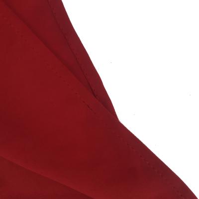 China Blackout Red Color 100% Polyester Blackout Curtain Fabric For Hote for sale