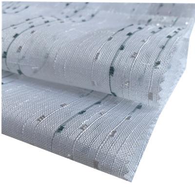 China Breathable Linen Look Polyester Curtain Fabric for sale