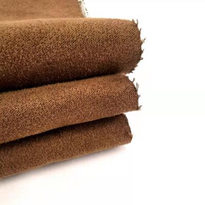 China China Textiles Faux Stretch Polyester Suede Tear-Resistant Fabric For Sofa for sale