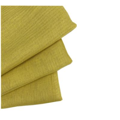 China Breathable hot selling 100% polyester look curtain linen fabric for hometextile for sale