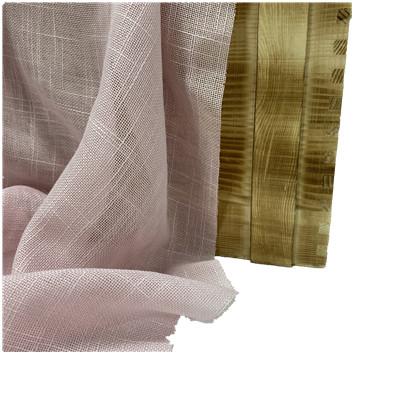 China Breathable Top Selling Look Polyester Linen Home Textile Fabric for sale