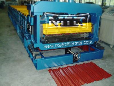 China Roof Step Tile Roll Forming Machine for sale