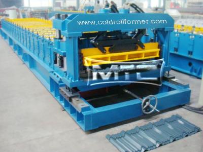 China Step Roof Tile Roll Forming Machine Shanghai MTC for sale