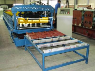 China Glazed Roofing Tile Forming Machine CE Approved for sale