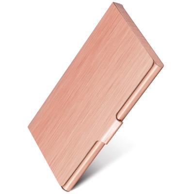 China MaxGear Stainless Steel Metal Stainless Steel Business Card Holder For Women Men Pocket Business Cards Case for sale