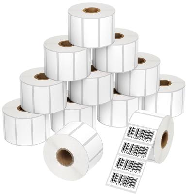 China MaxGear Waterproof Custom Custom Printed Adhesive Paper Barcode Label Rolls2.25