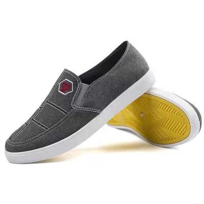 China Fashion Trend Soft PVC Sole Cloth Shoes Breathable Cloth Men Shoes for sale