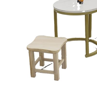 China Nordic style simple adjustable children's kitchen step bamboo stool (the other) for sale