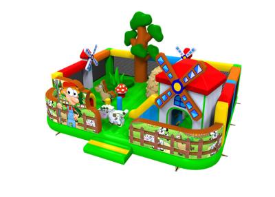 China Durable Pasture EN 14960 10m Childrens Inflatable Bouncy Park for sale