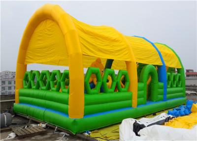 China Big Bounce Trampoline Park 0.55mm PVC Jump Inflatable Park for sale