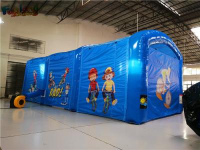 China Foldable Kids Tarpaul Cover 0.55mm PVC Inflatable Tunnel Tent for sale