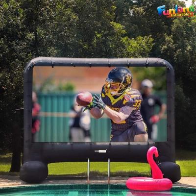 China 15ft Portable Home Theater Screen Inflatable Blow Up Projector Movie Screen for Yard for sale