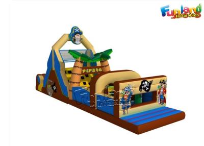 China Pirates Theme Kids Playground Inflatable Bouncy Castle Obtacle Course for Rental for sale